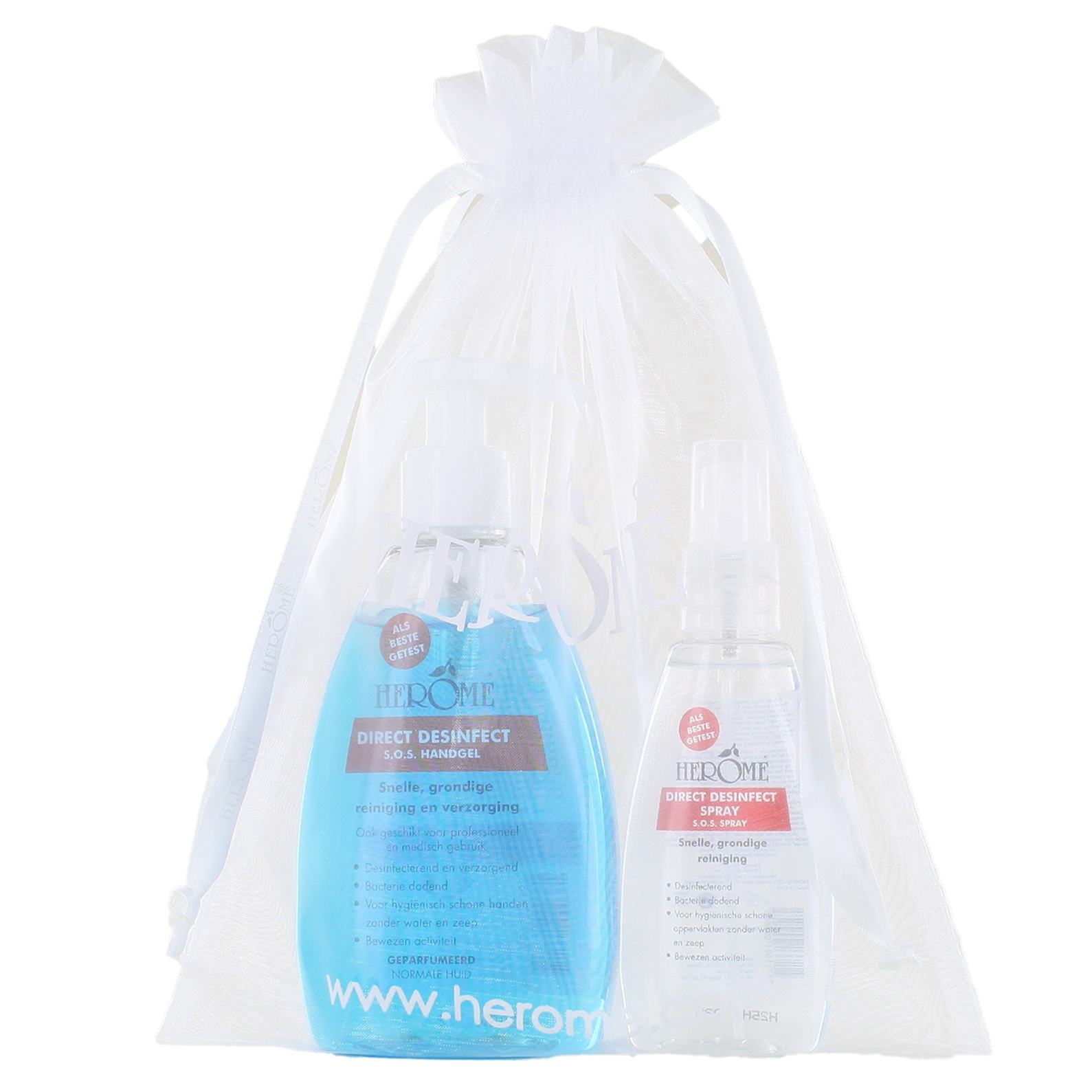 Kit di pulizia da viaggio con disinfezione diretta
