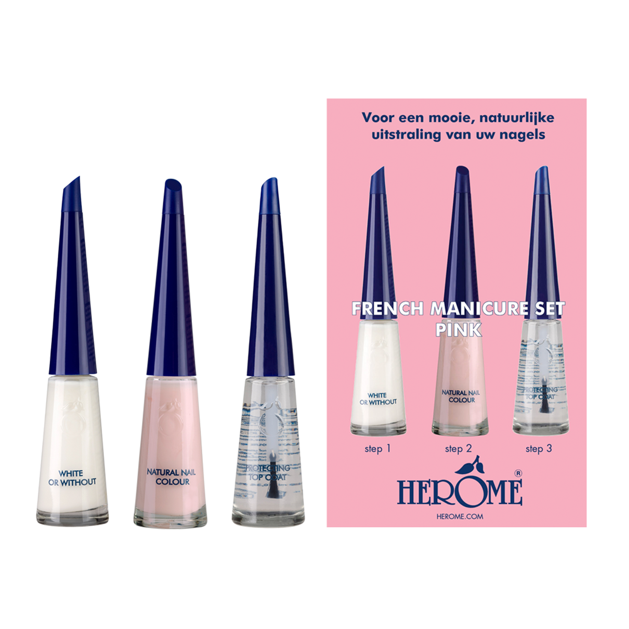 French Manicure Set Pink