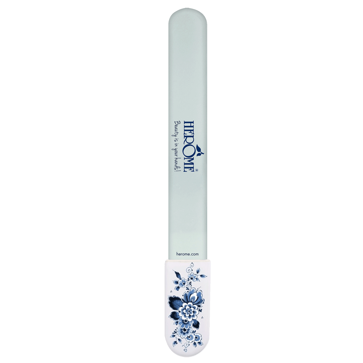 Glass Nail File - Large "Delft Blue"