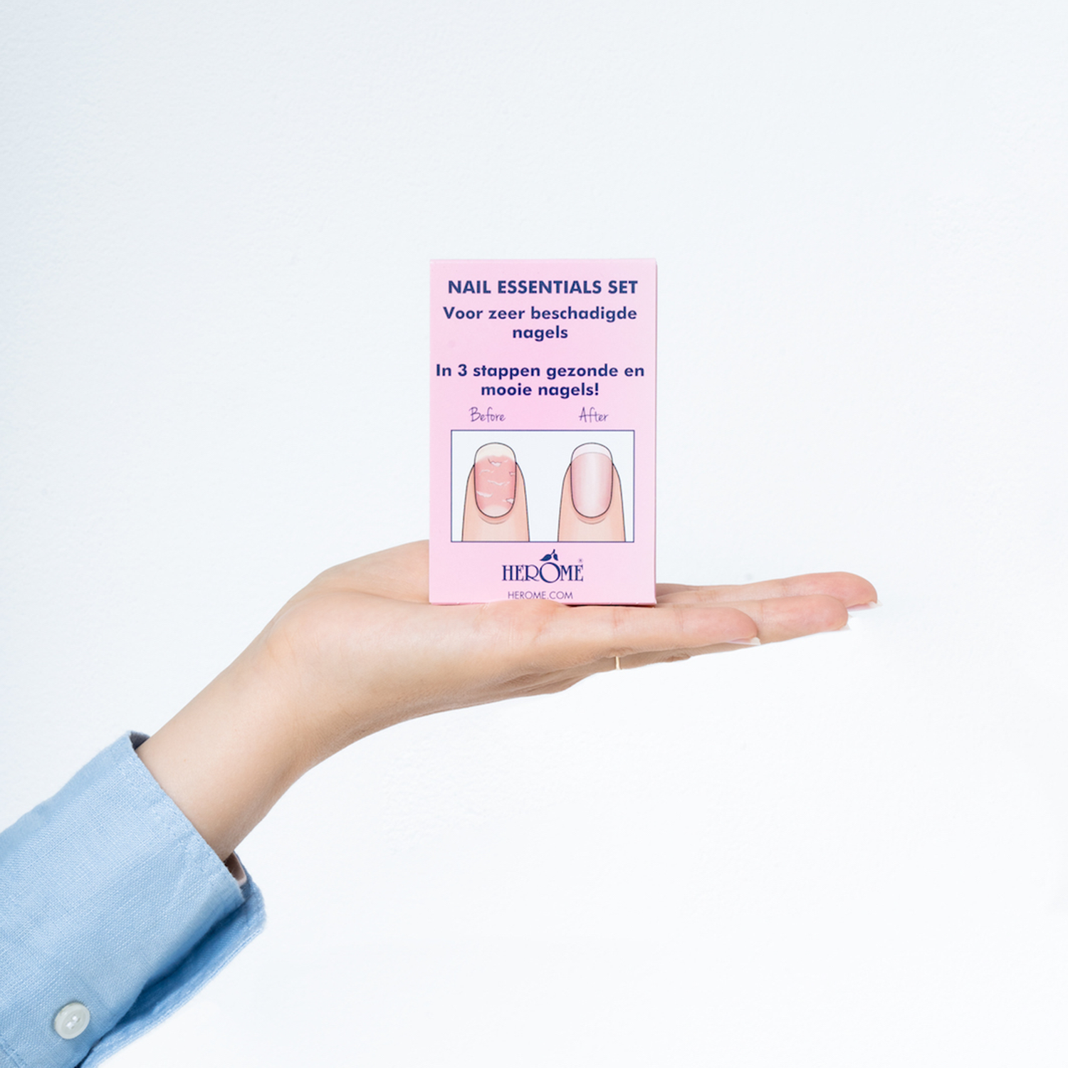 Herôme Nail Essentials Set: Beschadigde nagels – herstelkuur voor extreem beschadigde nagels