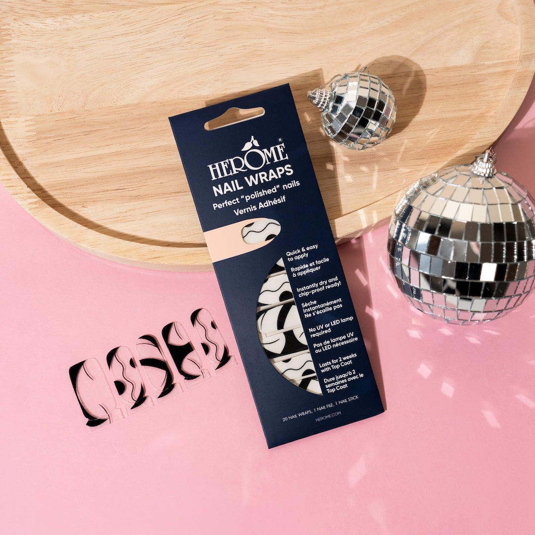 Nail Wraps - Noir Lines