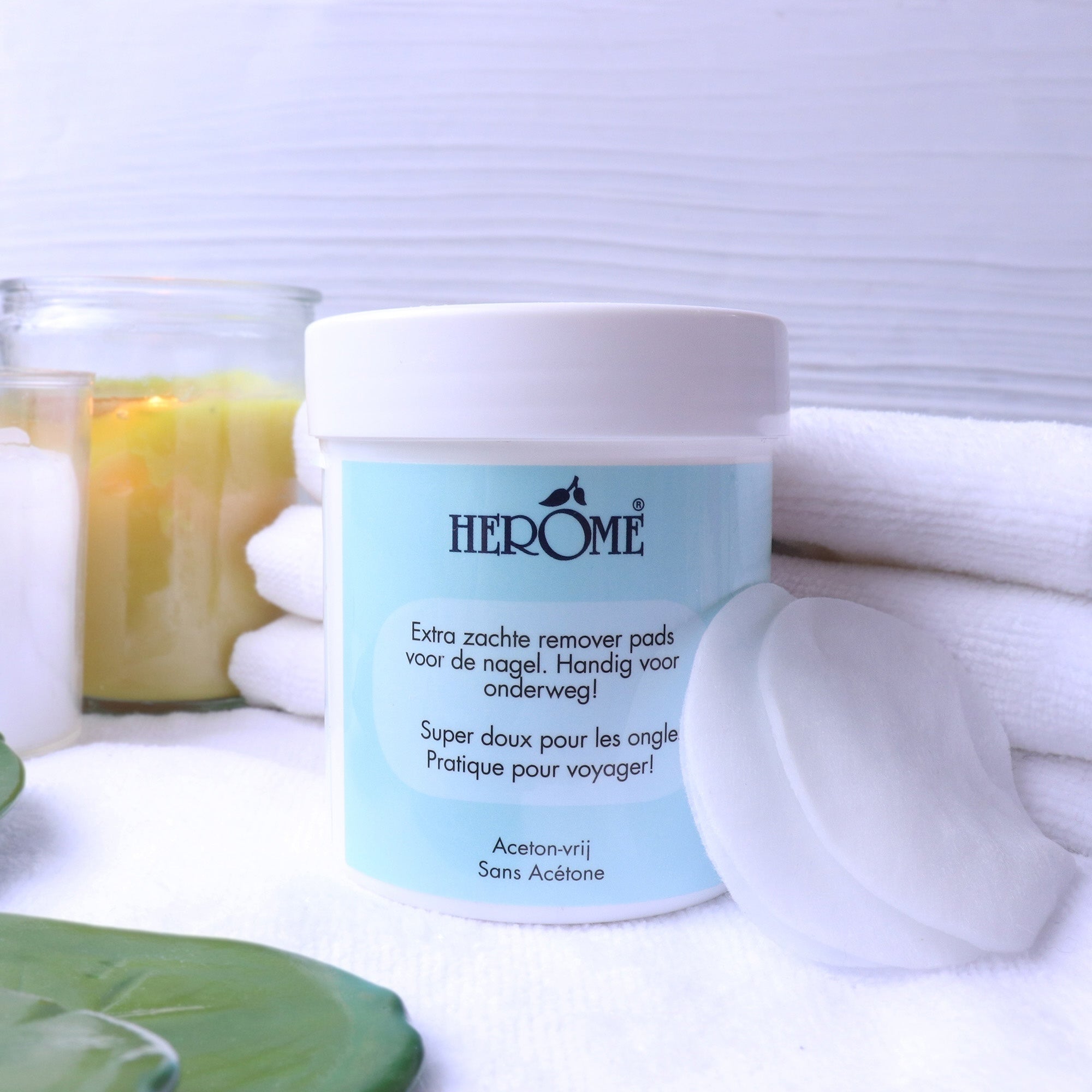 Caring Nail Polish Remover Pads 100 pcs