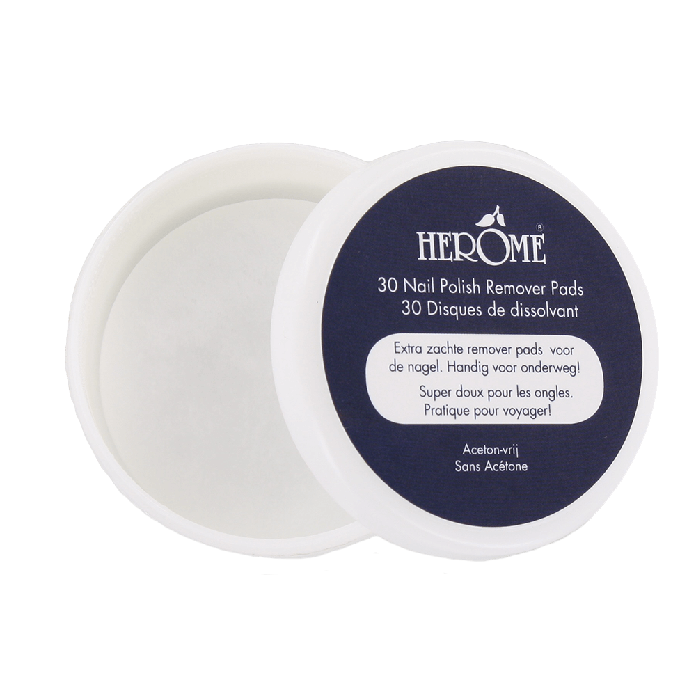 Caring Nail Polish Remover Pads 30 pcs