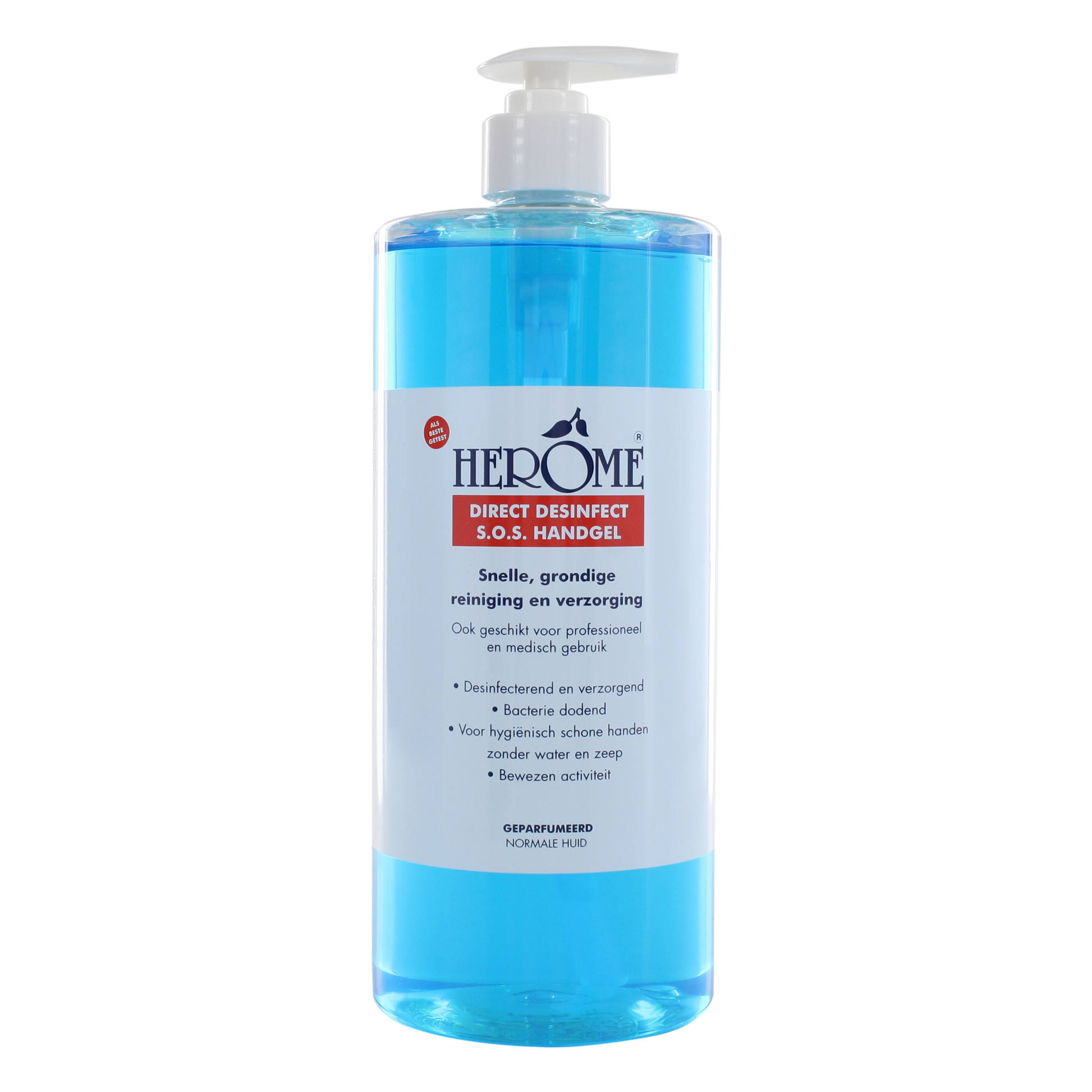 Direct Desinfect Handgel literfles met pomp 1000 ml