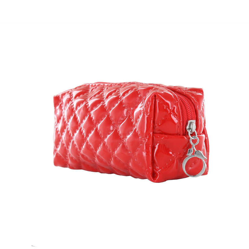 Beauty Bag Red – Small with Zipper