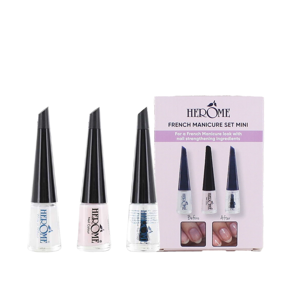 Fransk Manicure Sæt - Mini