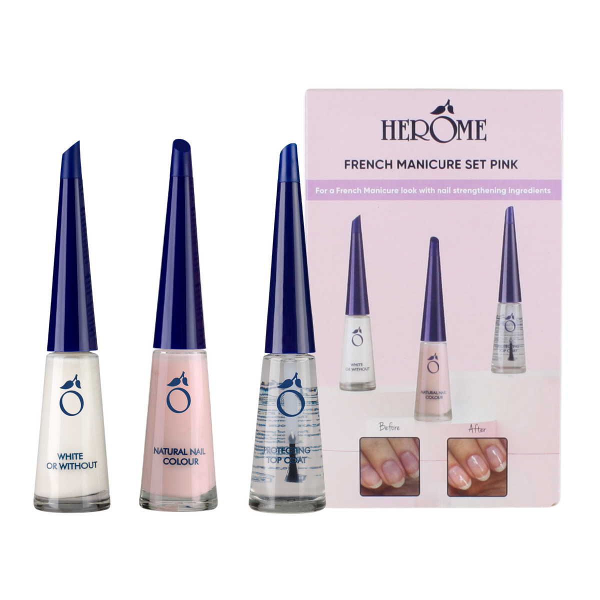 French Manicure Set - Roze
