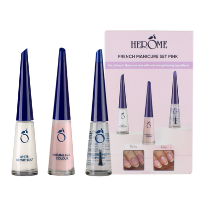 French Manicure Set - Roze