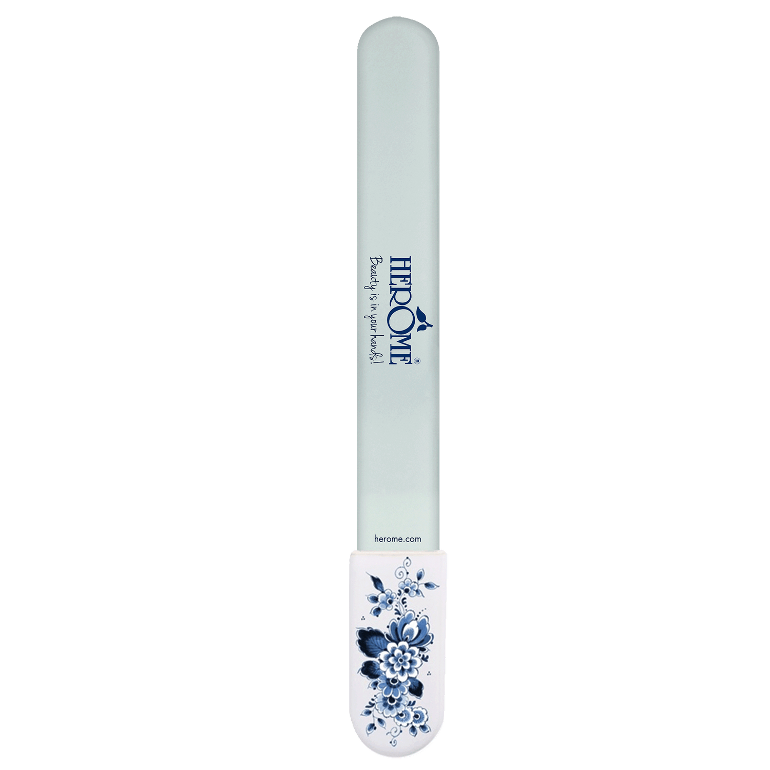 Glas Neglefil Stor - Delft Blå