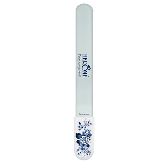 Glass Nail File Large - Delft Blue