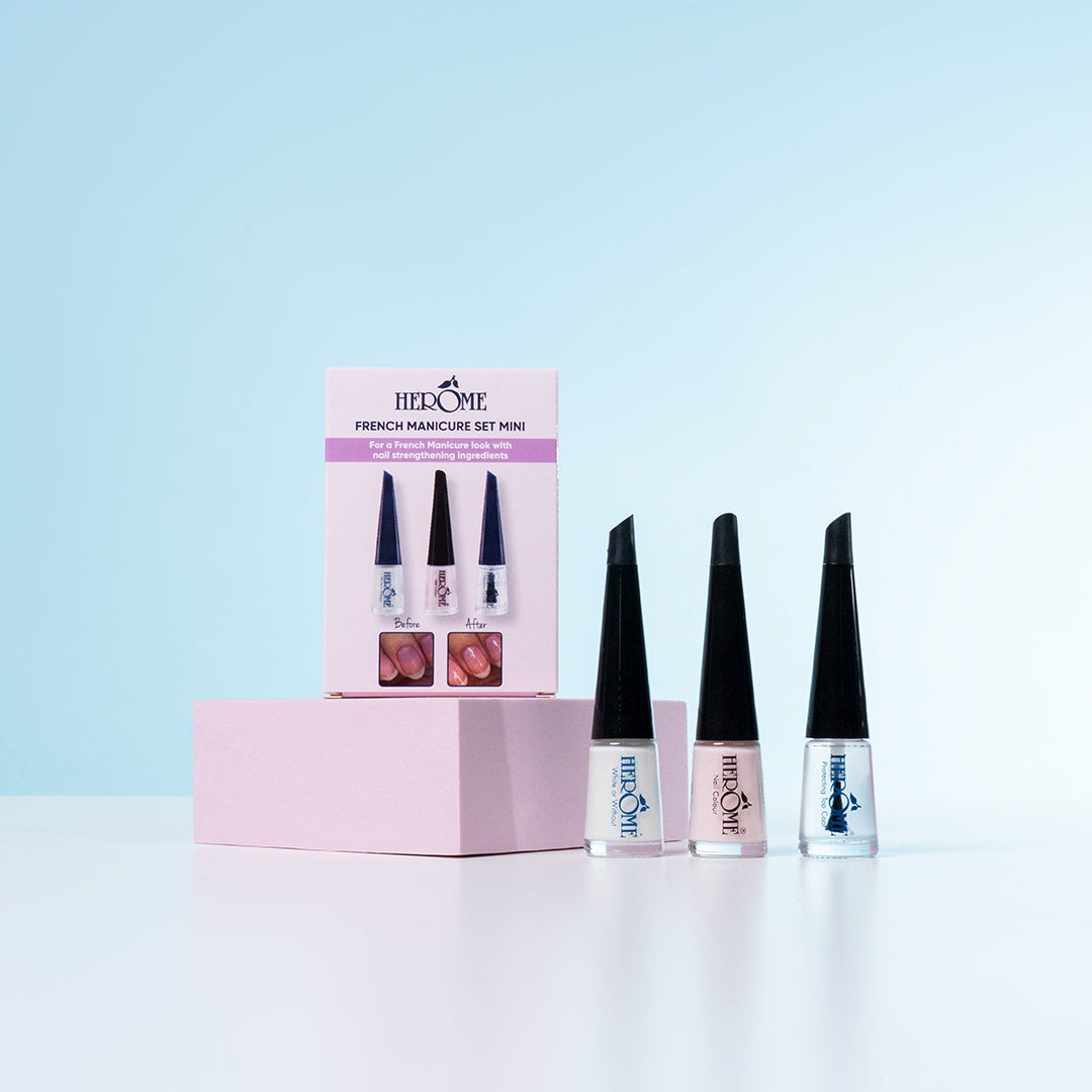 Mini fransk manicure sæt