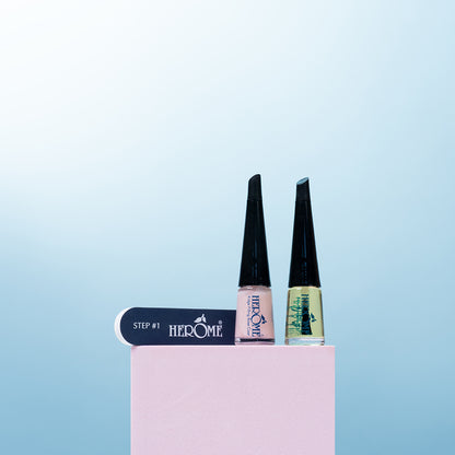 Nail Essentials Set: Droge en Geribbelde Nagels