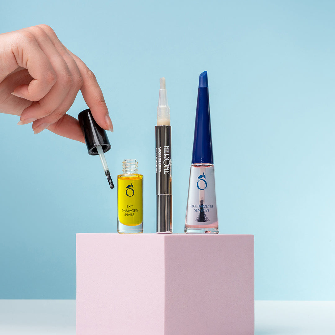 Nail Essentials Set: Damaged Nails Large – Reparieren Sie Ihre Nägel und Nagelhaut in drei Schritten