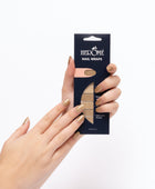 <tc>Nail Wraps - Purpurina dorada</tc>