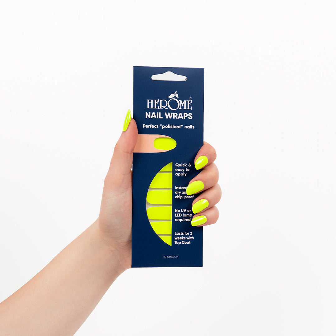 Nail Wraps - Neon Yellow