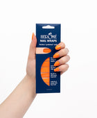 Nail Wraps - Neon Tangerine