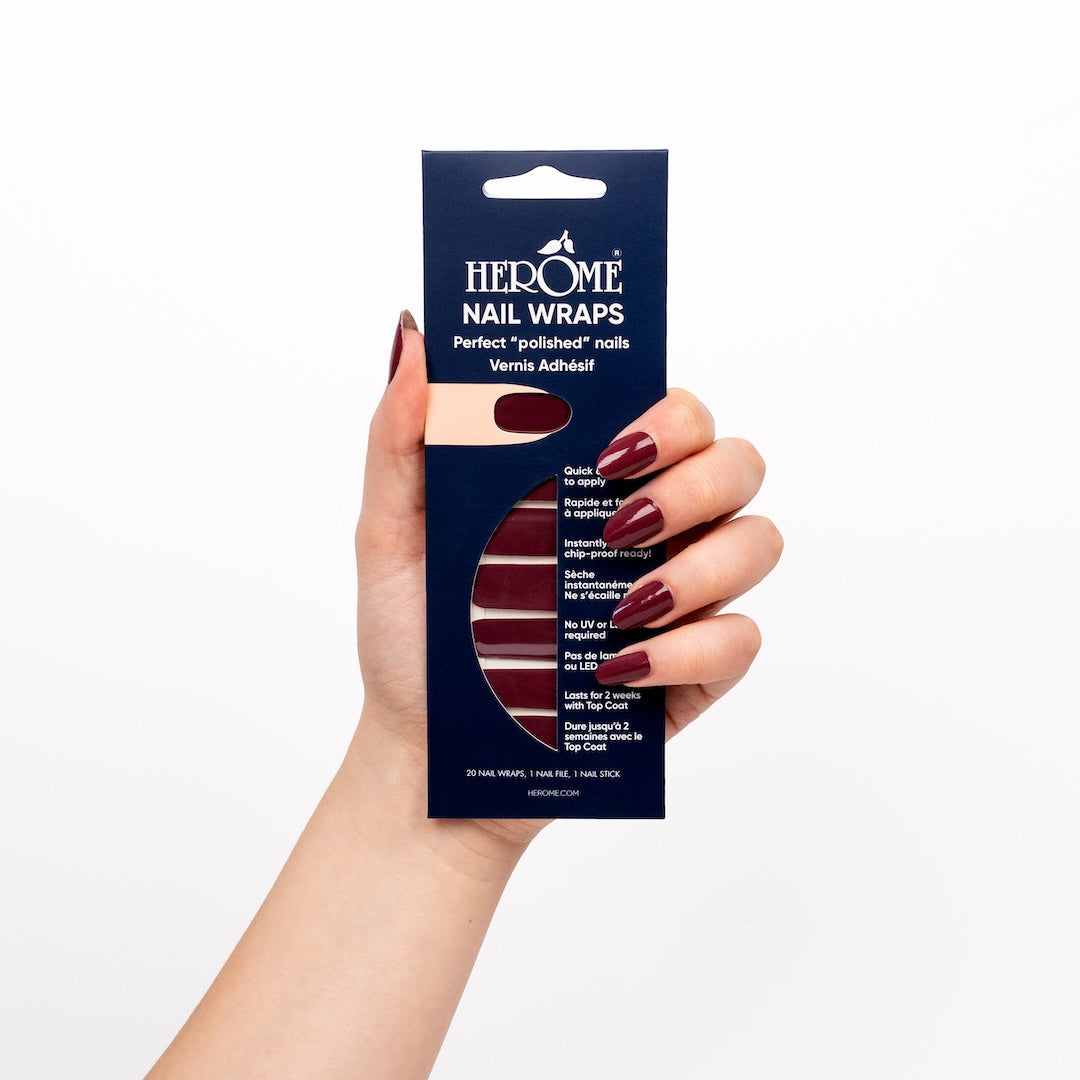 Nail Wraps - Merlot