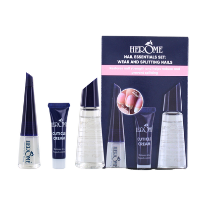 Conjunto Nail Essentials: unhas fracas e rachadas