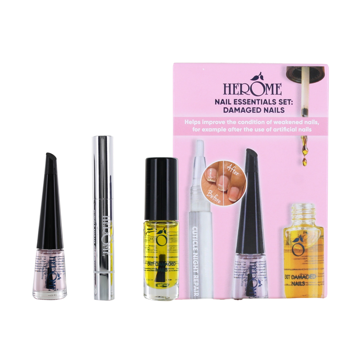 Zestaw Nail Essentials: Zniszczone paznokcie