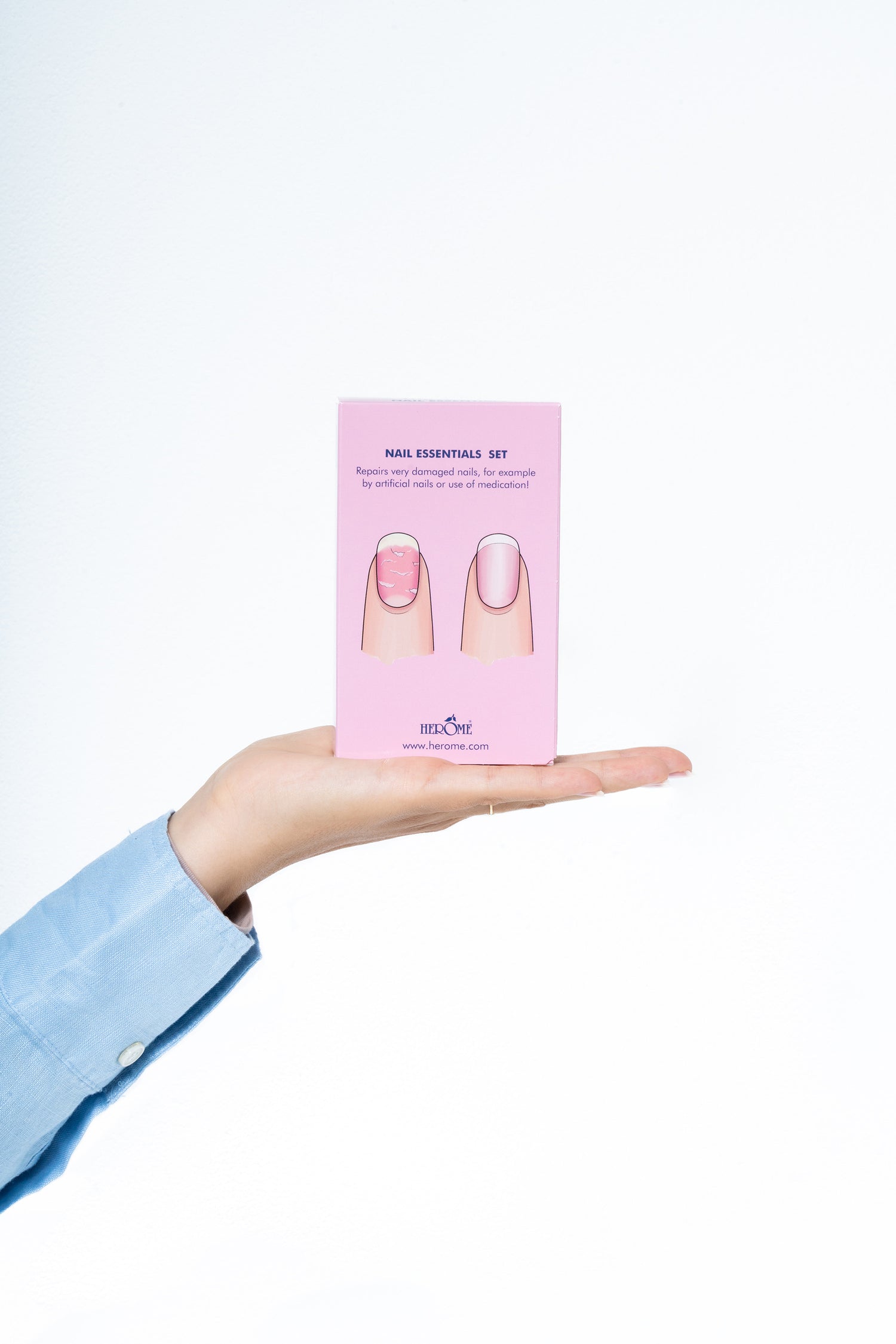 Duży zestaw Nail Essentials Pink