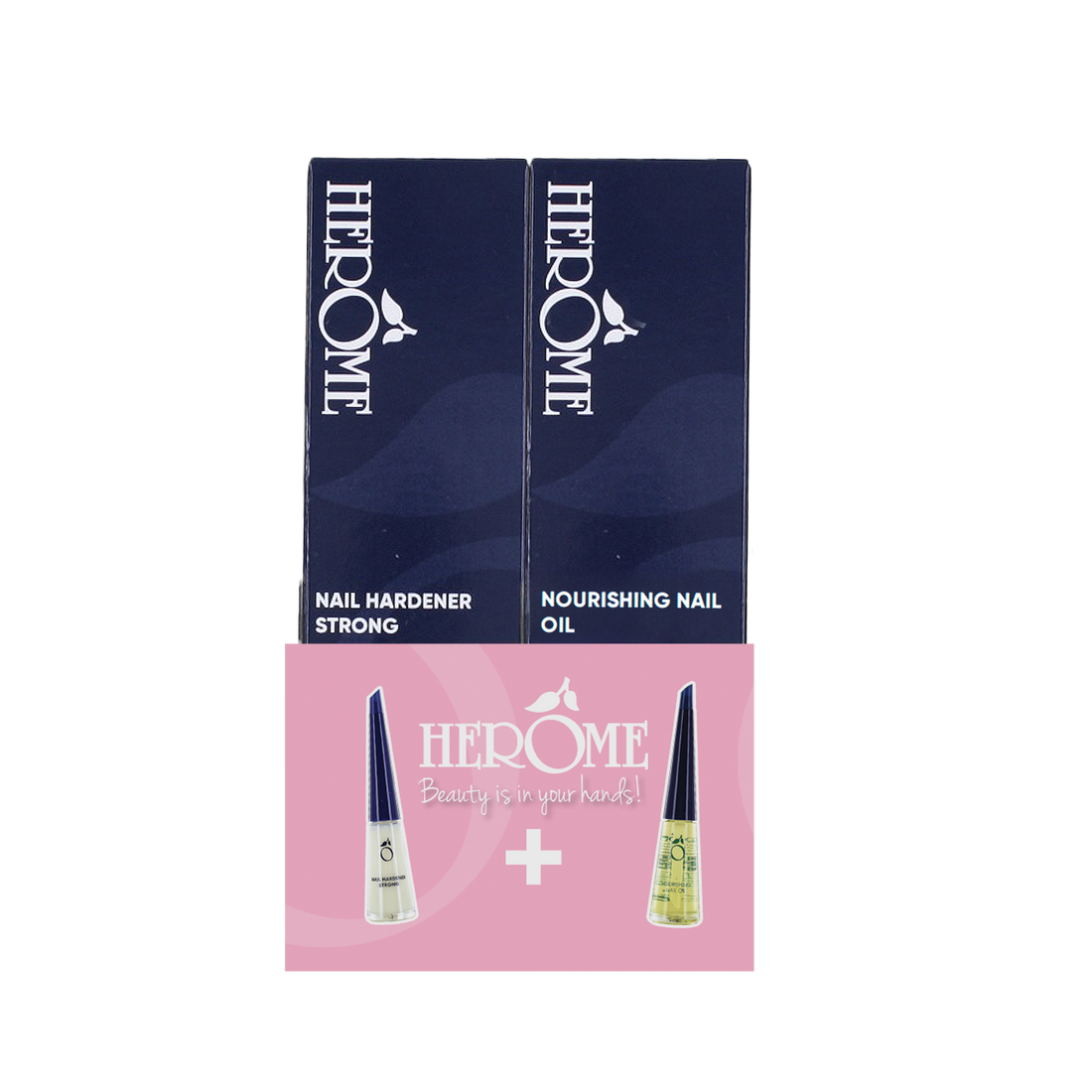 Nail Hardener Strong &amp; Nourishing Nail Oil Duo-Pack