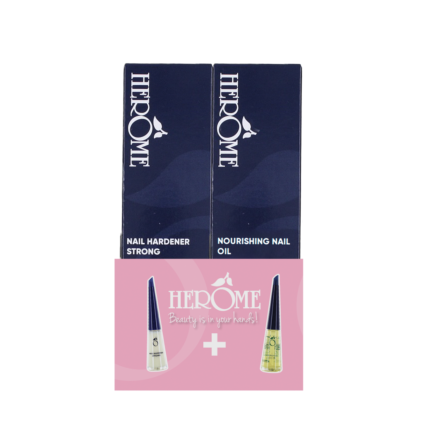 Nail Hardener Strong &amp; Nourishing Nail Oil Duo-Pack