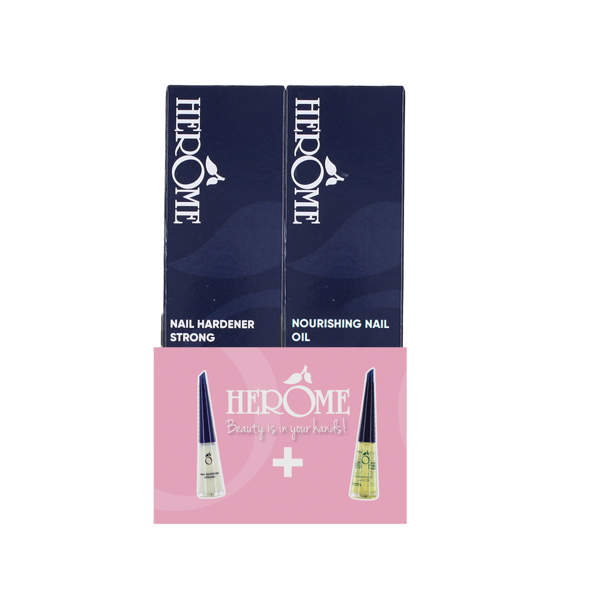 Nail Hardener Strong &amp; Nourishing Nail Oil Duo-Pack