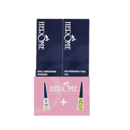 Nail Hardener Strong &amp; Nourishing Nail Oil Duo-Pack