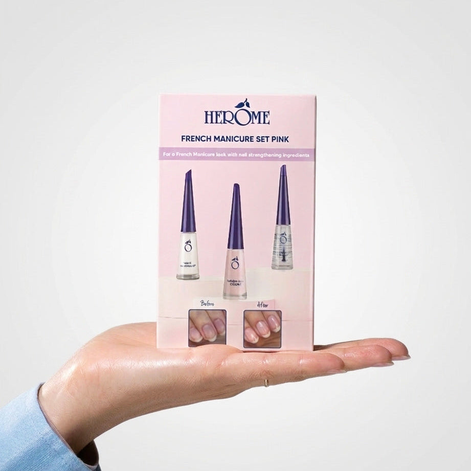 French Manicure Set Pink
